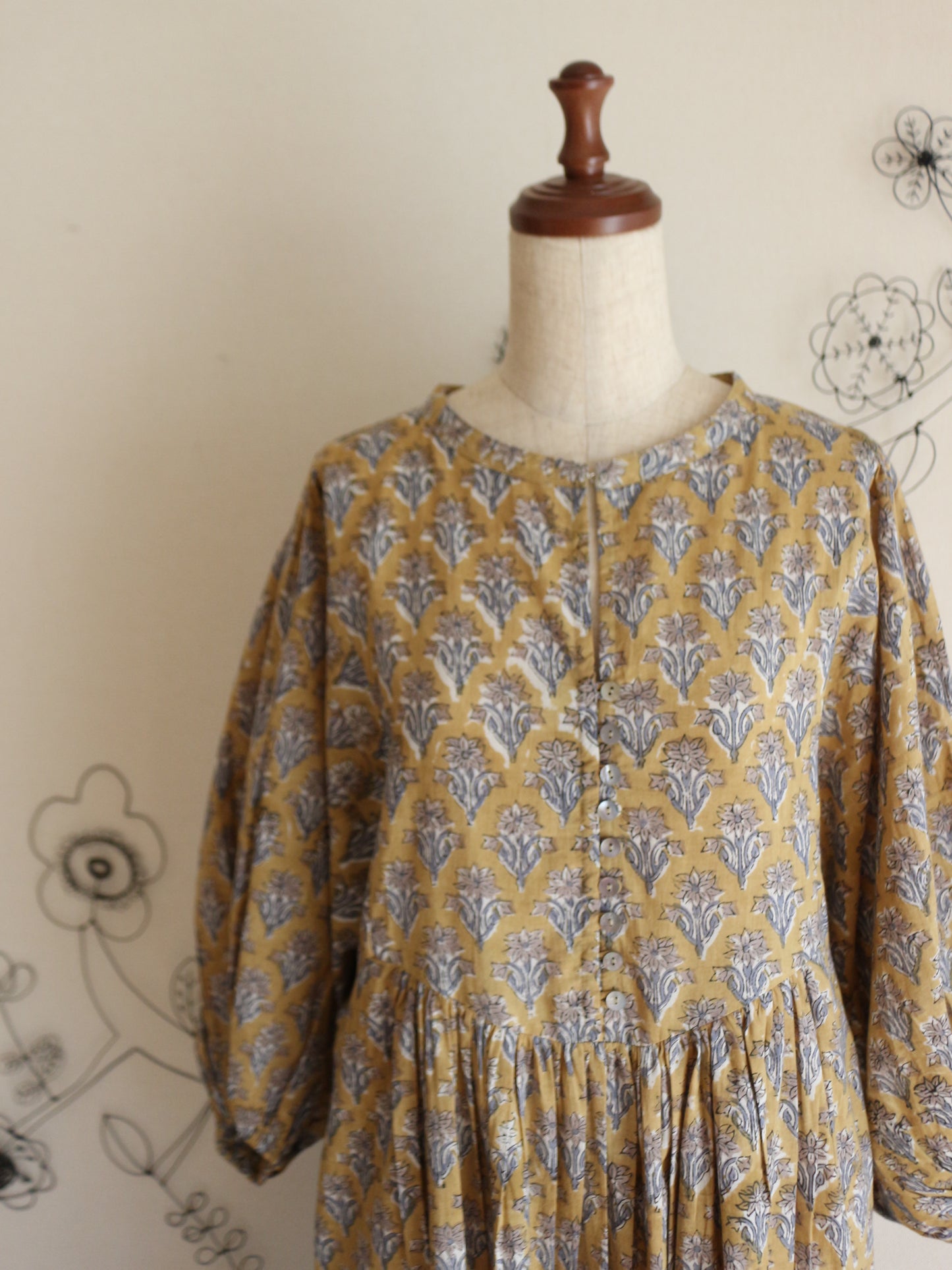 【春限定ダイアナドレス】マスタードイエロー