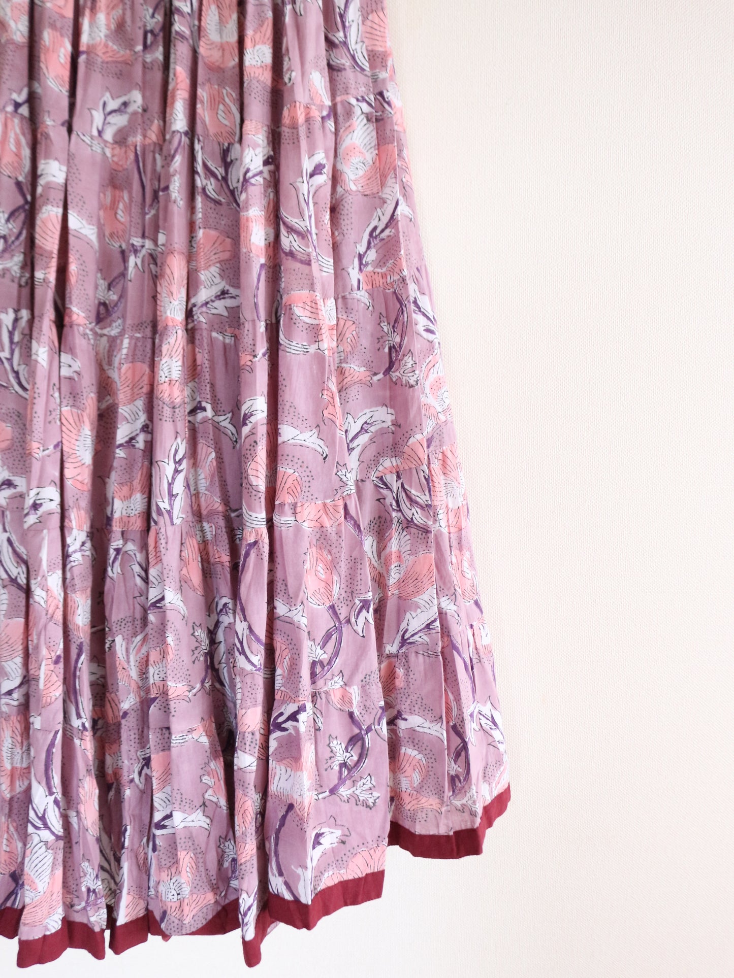 Majestic Flow Skirt 【Dusty Pink】