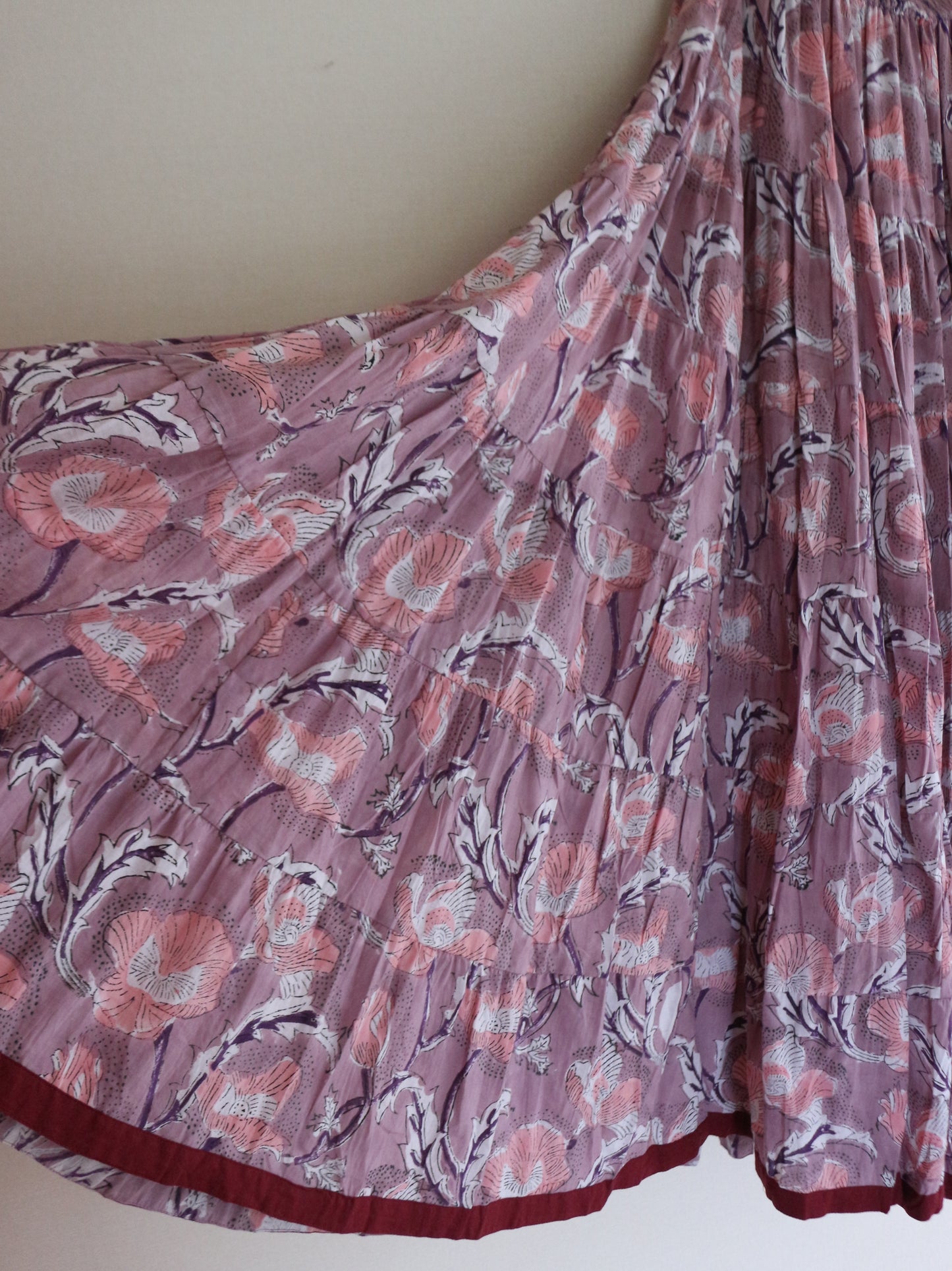 Majestic Flow Skirt 【Dusty Pink】