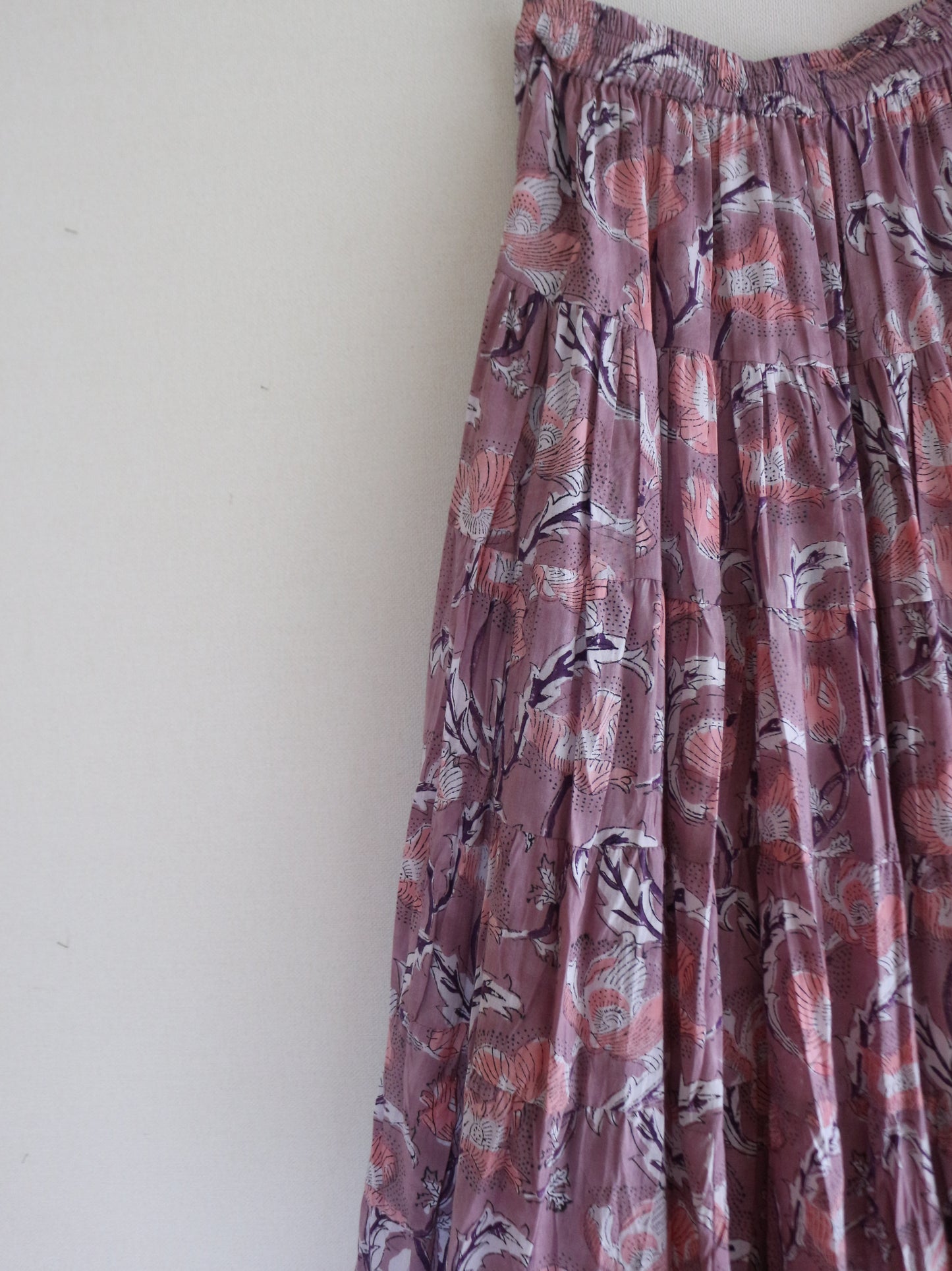 Majestic Flow Skirt 【Dusty Pink】