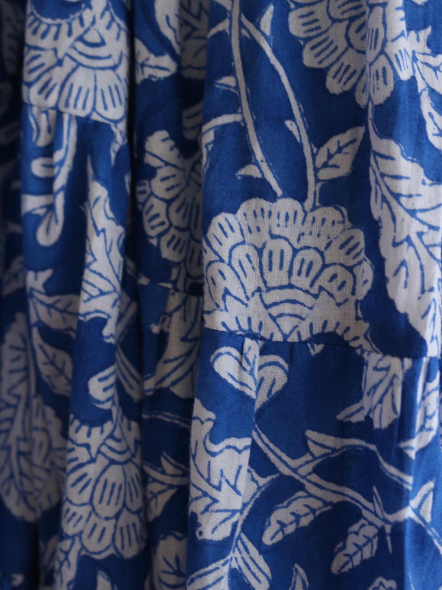 Majestic Flow Skirt 【Botanical Blue】