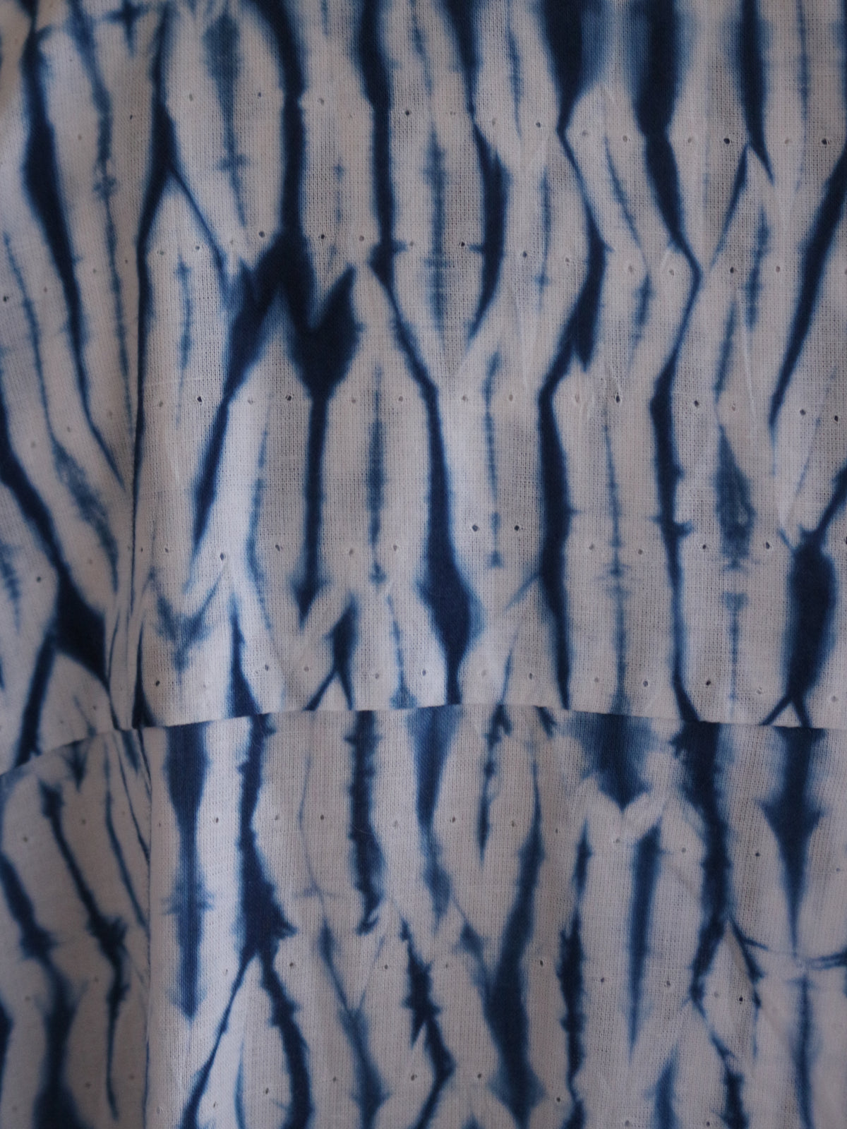 SHIBORI カフタン インディゴブルー