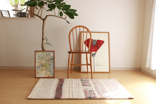 ギャッベ Accent Rug (121cm×80cm) 016