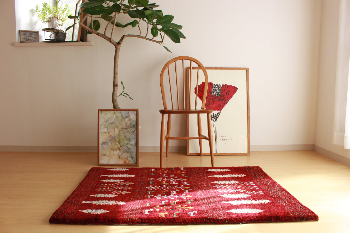 ギャッベ Accent Rug (125cm×90cm) K11