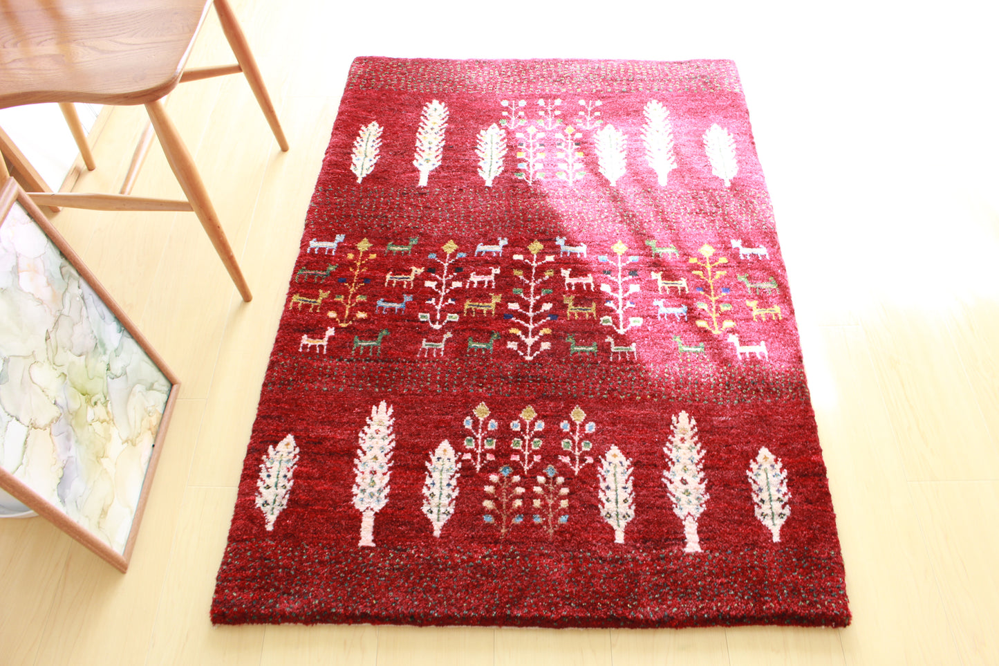 ギャッベ Accent Rug (125cm×90cm) K11