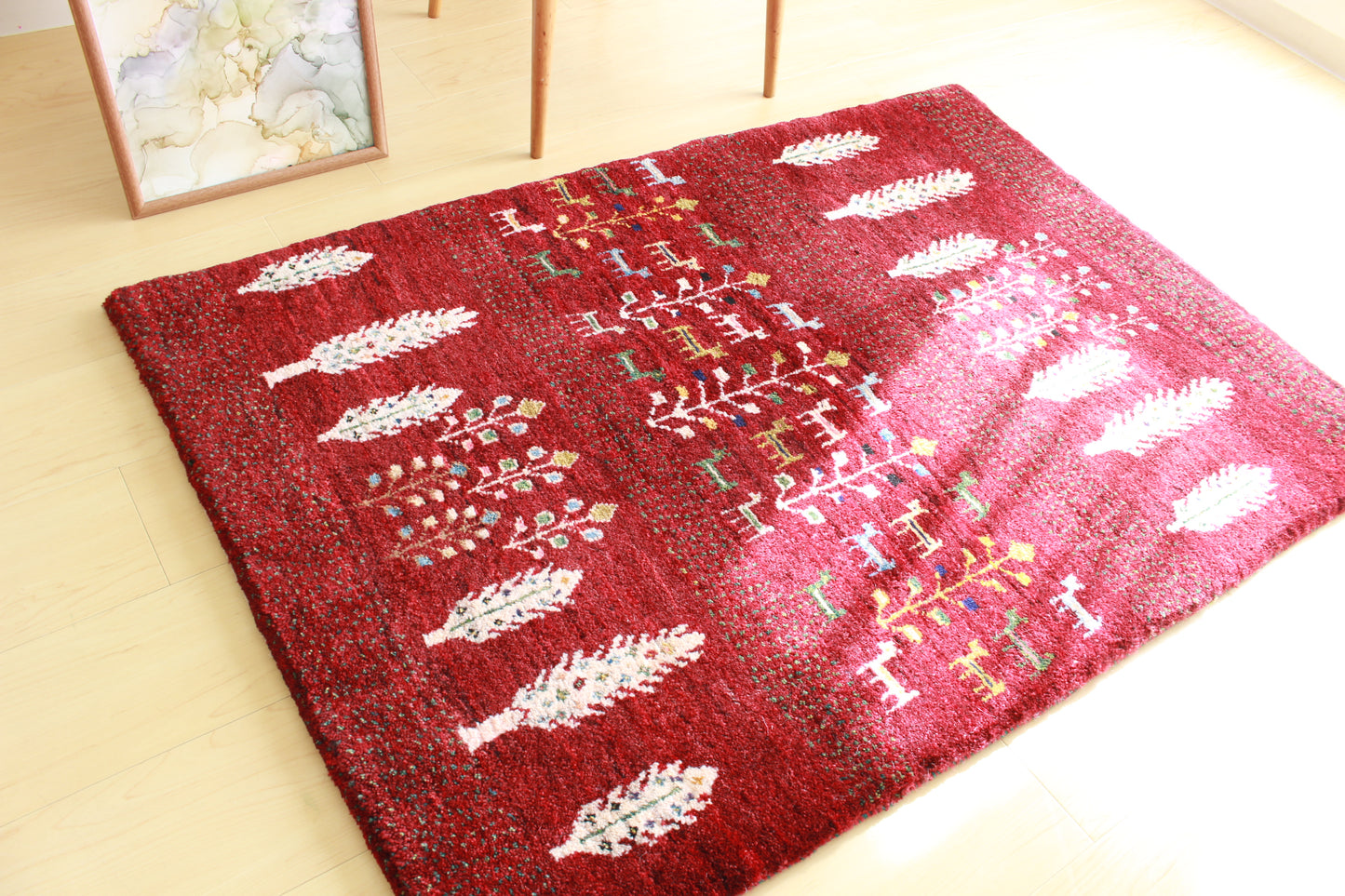 ギャッベ Accent Rug (125cm×90cm) K11