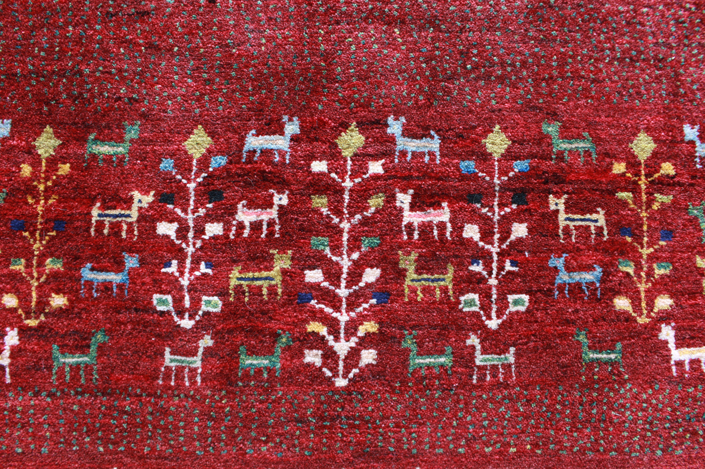 ギャッベ Accent Rug (125cm×90cm) K11